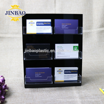 JINBAO Haute Qualité Nouveau Style Personnalisé En Plastique Acrylique Titulaire de la Carte